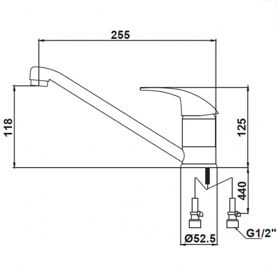 СМЕСИТЕЛЬ ДЛЯ КУХНИ KAISER MAGISTRO 14233