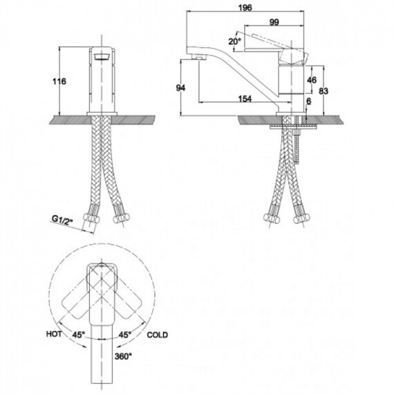 СМЕСИТЕЛЬ ДЛЯ КУХНИ KAISER SONAT 34010