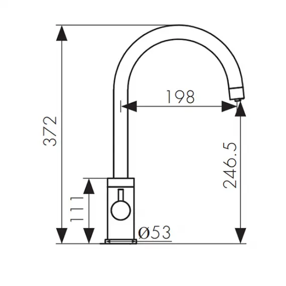 СМЕСИТЕЛЬ ДЛЯ КУХНИ KAISER MERKUR 26744-9