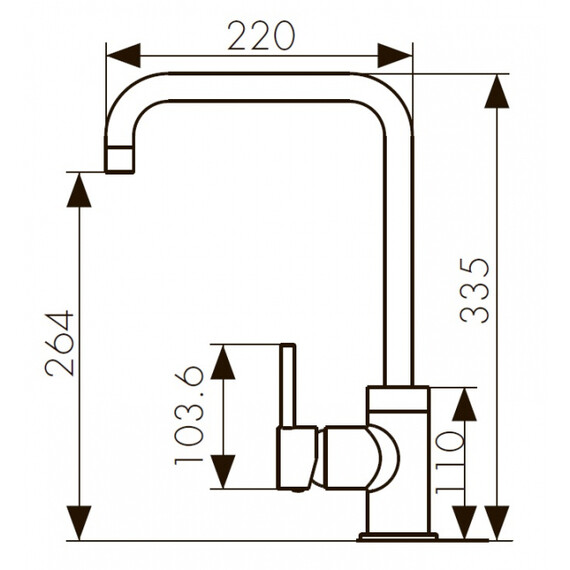 СМЕСИТЕЛЬ ДЛЯ КУХНИ KAISER MERKUR 26844-9