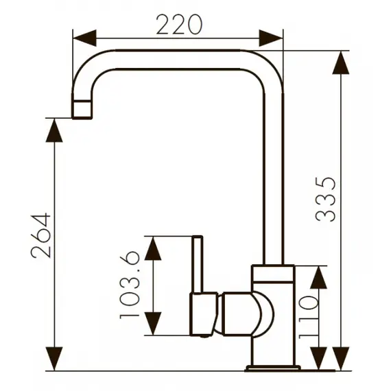 СМЕСИТЕЛЬ ДЛЯ КУХНИ KAISER MERKUR 26844-9