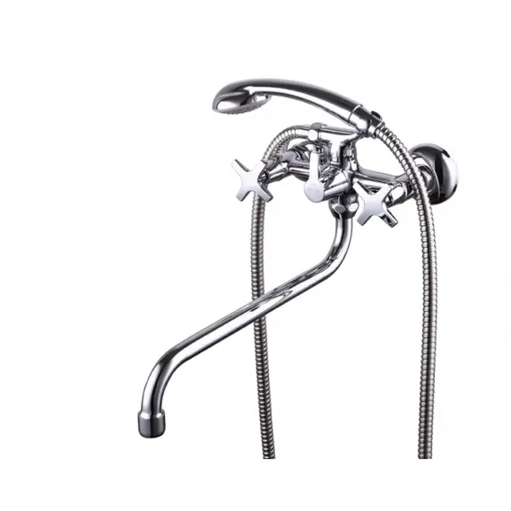 СМЕСИТЕЛЬ ДЛЯ ВАННЫ С ДУШЕМ KAISER CRYSTAL 28155