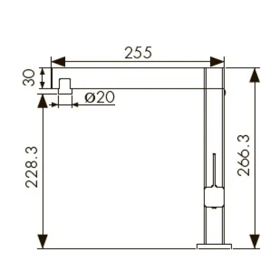 СМЕСИТЕЛЬ ДЛЯ КУХНИ KAISER VICO 30044-5