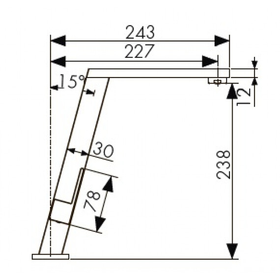 СМЕСИТЕЛЬ ДЛЯ КУХНИ KAISER VICO 30144