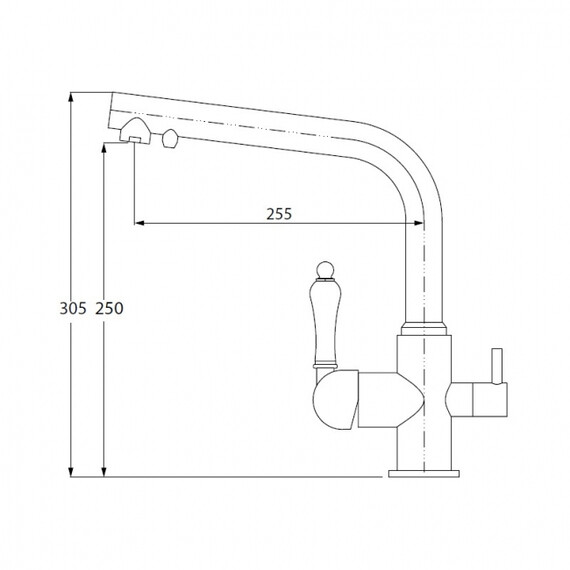 СМЕСИТЕЛЬ ДЛЯ КУХНИ KAISER VINCENT 31144-1