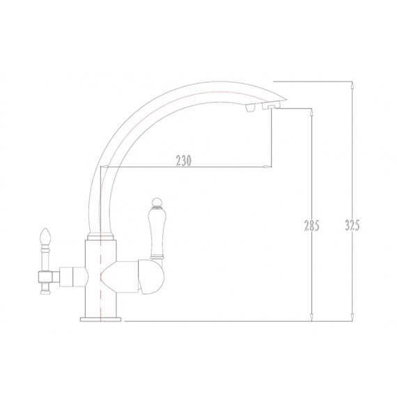 СМЕСИТЕЛЬ ДЛЯ КУХНИ KAISER VINCENT 31244-10