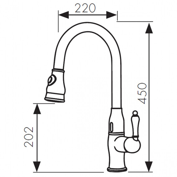 СМЕСИТЕЛЬ ДЛЯ КУХНИ KAISER VINCENT-SENSOR 31366