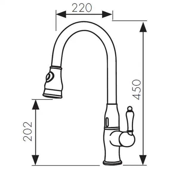 СМЕСИТЕЛЬ ДЛЯ КУХНИ KAISER VINCENT-SENSOR 31366
