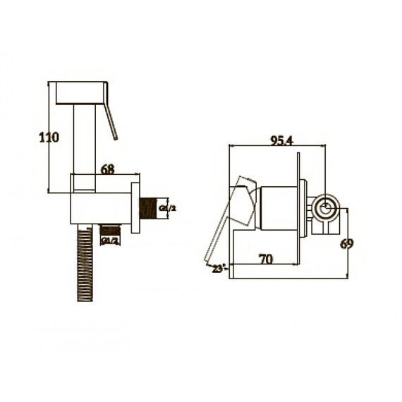 ГИГИЕНИЧЕСКИЙ ДУШ KAISER SONAT 34377