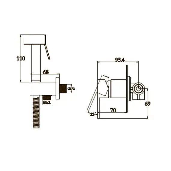 ГИГИЕНИЧЕСКИЙ ДУШ KAISER SONAT 34377