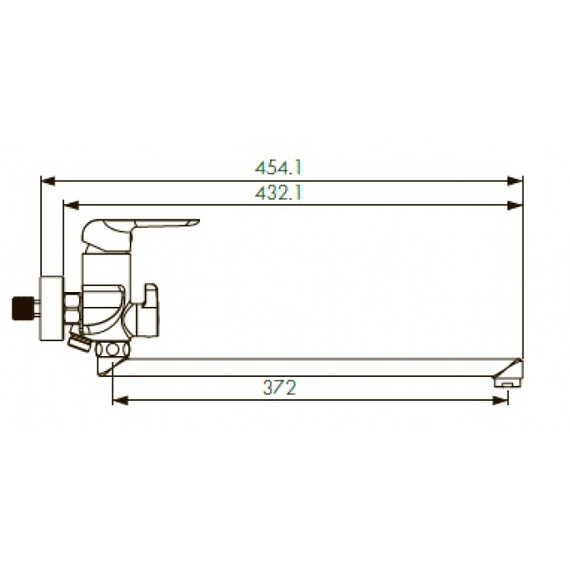 СМЕСИТЕЛЬ ДЛЯ ВАННЫ KAISER GLORY 69055