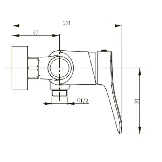 СМЕСИТЕЛЬ ДЛЯ ДУША KAISER SENA 74077