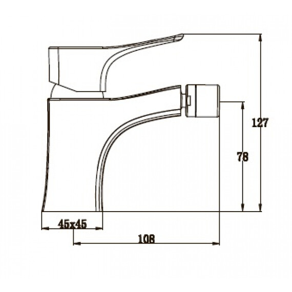 СМЕСИТЕЛЬ ДЛЯ БИДЕ KAISER CLEVER 76088