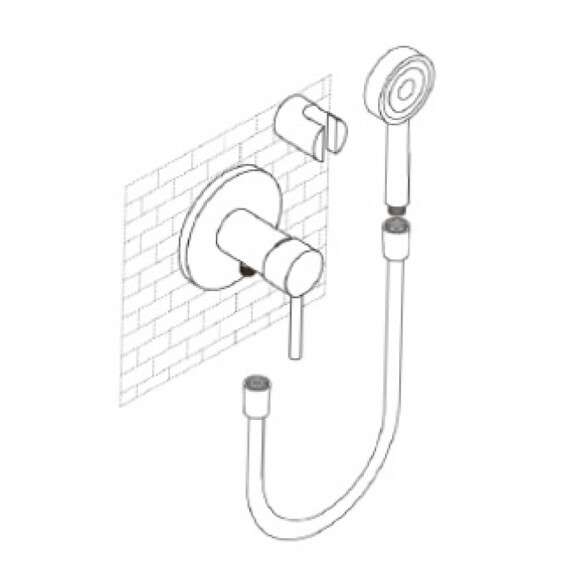 ГИГИЕНИЧЕСКИЙ ДУШ KAISER MERKUR 26317