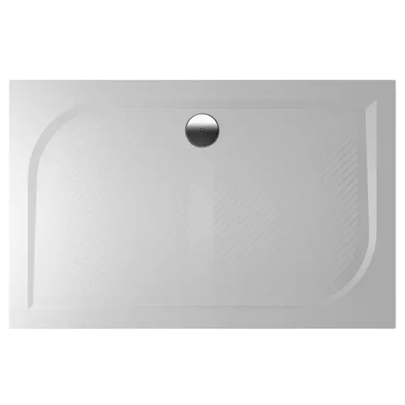 ДУШЕВОЙ ПОДДОН ИЗ ЛИТЬЕВОГО МРАМОРА RIHO KOLPING DB36 140X90 БЕЛЫЙ + СИФОН