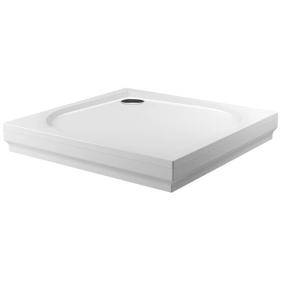 ДУШЕВОЙ ПОДДОН ИЗ ЛИТЬЕВОГО МРАМОРА RIHO KOLPING DB21 90X90 БЕЛЫЙ + СИФОН