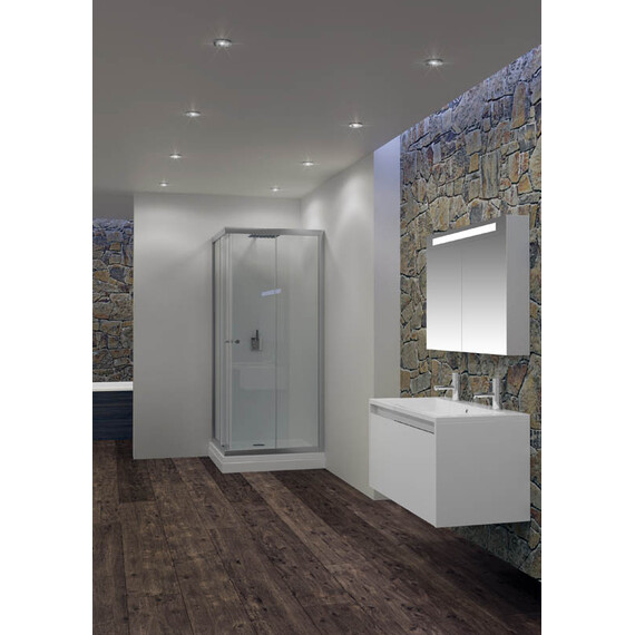 ДУШЕВОЙ ПОДДОН ИЗ ЛИТЬЕВОГО МРАМОРА RIHO KOLPING DB20 80X80 БЕЛЫЙ + СИФОН