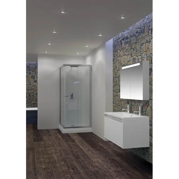 ДУШЕВОЙ ПОДДОН ИЗ ЛИТЬЕВОГО МРАМОРА RIHO KOLPING DB20 80X80 БЕЛЫЙ + СИФОН