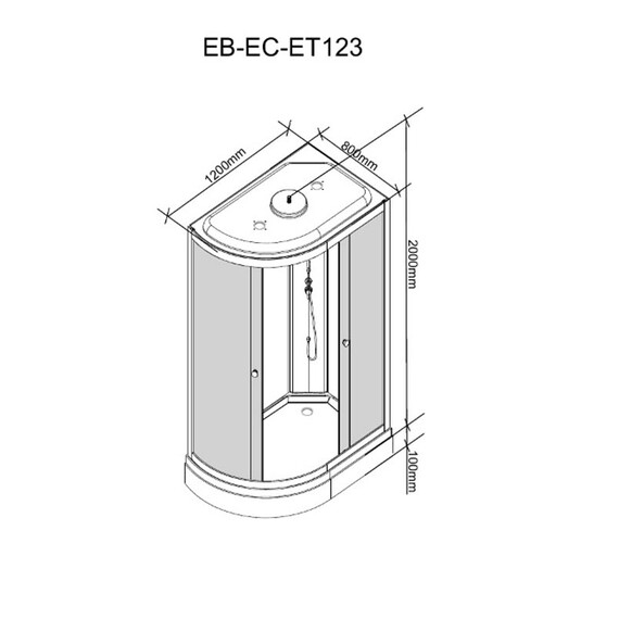 ДУШЕВАЯ КАБИНА PARLY EC123L/R
