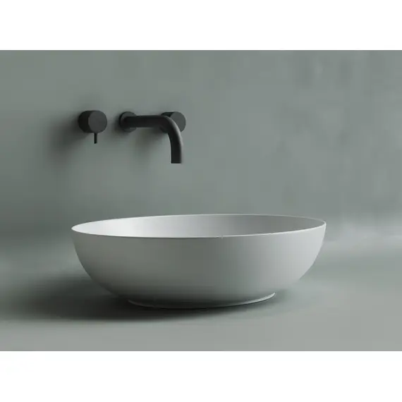 УМЫВАЛЬНИК ЧАША НАКЛАДНАЯ ОВАЛЬНАЯ CERAMICA NOVA ELEMENT 520*395*130ММ ЦВЕТ БЕЛЫЙ МАТОВЫЙ