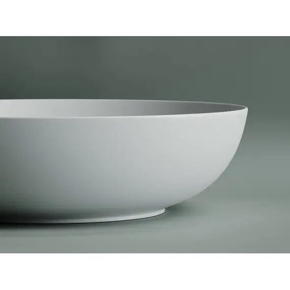 УМЫВАЛЬНИК ЧАША НАКЛАДНАЯ ОВАЛЬНАЯ CERAMICA NOVA ELEMENT 520*395*130ММ ЦВЕТ БЕЛЫЙ МАТОВЫЙ