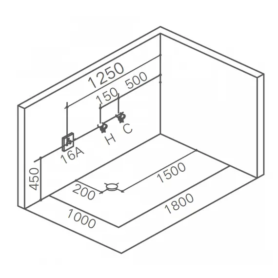 АКРИЛОВАЯ ВАННА GEMY G9258
