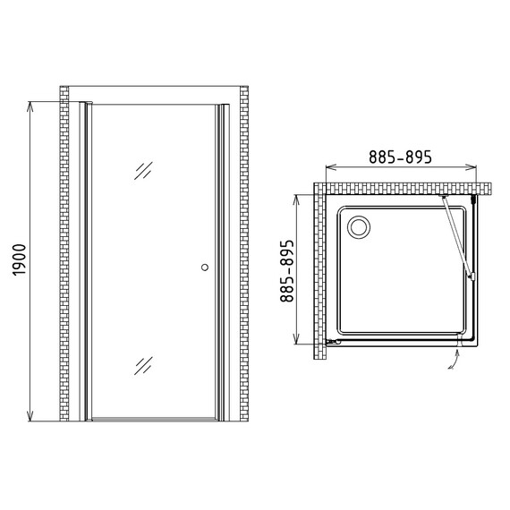 ДУШЕВОЙ УГОЛОК GEMY NEW ROCKCOCO S03171C