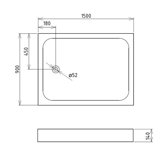 ДУШЕВОЙ ПОДДОН GEMY ST16D