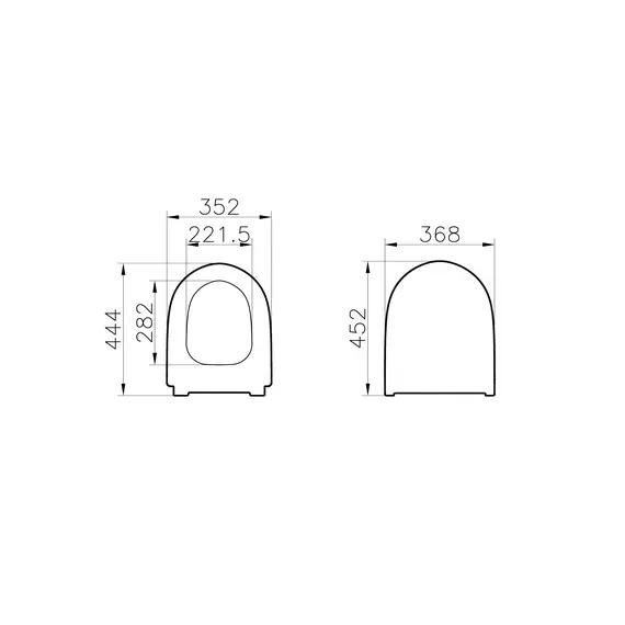 ТОНКОЕ СИДЕНЬЕ ДЛЯ УНИТАЗА VITRA SENTO ДЮРОПЛАСТ, МИКРОЛИФТ, МЕТАЛЛИЧЕСКИЕ ПЕТЛИ