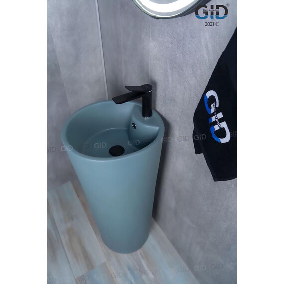 РАКОВИНА НАПОЛЬНАЯ GID NB131GM ЗЕЛЕНАЯ ХАКИ