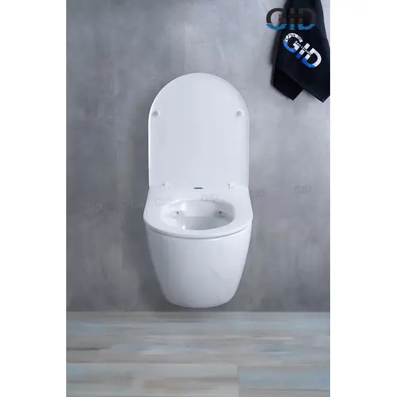 УНИТАЗ ПОДВЕСНОЙ GID WS2198 БЕЛЫЙ ГЛЯНЦЕВЫЙ ПОД КАМЕНЬ