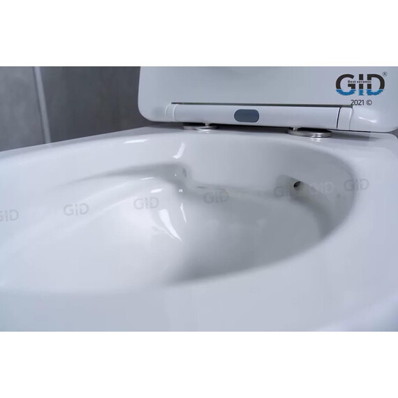 УНИТАЗ ПОДВЕСНОЙ GID WS2198 БЕЛЫЙ ГЛЯНЦЕВЫЙ ПОД КАМЕНЬ