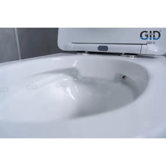 УНИТАЗ ПОДВЕСНОЙ GID WS2198 БЕЛЫЙ ГЛЯНЦЕВЫЙ ПОД КАМЕНЬ