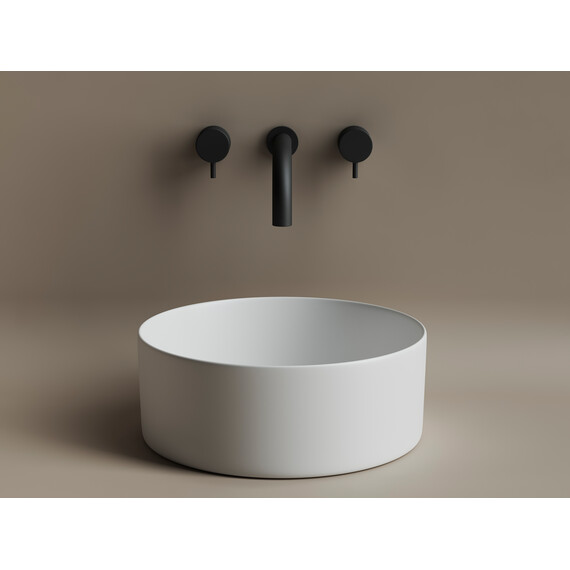 УМЫВАЛЬНИК ЧАША НАКЛАДНАЯ CERAMICA NOVA ELEMENT 358*358*137ММ БЕЛЫЙ МАТОВЫЙ