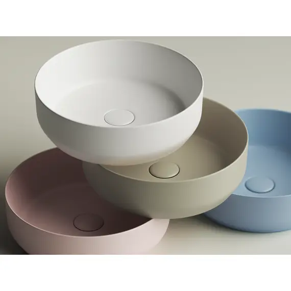 УМЫВАЛЬНИК ЧАША НАКЛАДНАЯ CERAMICA NOVA ELEMENT 390*390*120ММ БЕЛЫЙ МАТОВЫЙ