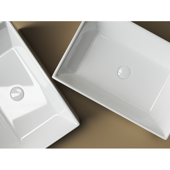 УМЫВАЛЬНИК ЧАША НАКЛАДНАЯ CERAMICA NOVA ELEMENT 590*390*160ММ