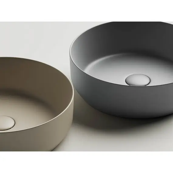 УМЫВАЛЬНИК ЧАША НАКЛАДНАЯ CERAMICA NOVA ELEMENT 390*390*120ММ КАПУЧИНО МАТОВЫЙ