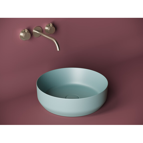 УМЫВАЛЬНИК ЧАША НАКЛАДНАЯ CERAMICA NOVA ELEMENT 390*390*120ММ ЗЕЛЕНЫЙ МАТОВЫЙ