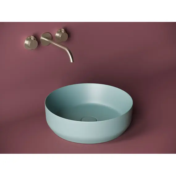 УМЫВАЛЬНИК ЧАША НАКЛАДНАЯ CERAMICA NOVA ELEMENT 390*390*120ММ ЗЕЛЕНЫЙ МАТОВЫЙ