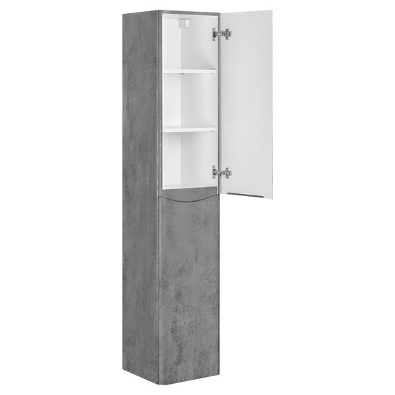 ШКАФ ПОДВЕСНОЙ VINCEA PAOLA VSC-2P170BT-R 170X35X35 BETON, ПРАВЫЙ