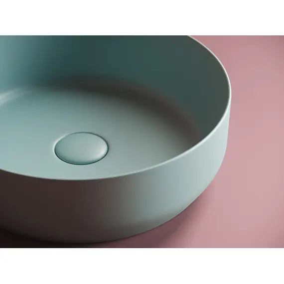 УМЫВАЛЬНИК ЧАША НАКЛАДНАЯ CERAMICA NOVA ELEMENT 390*390*120ММ ЗЕЛЕНЫЙ МАТОВЫЙ