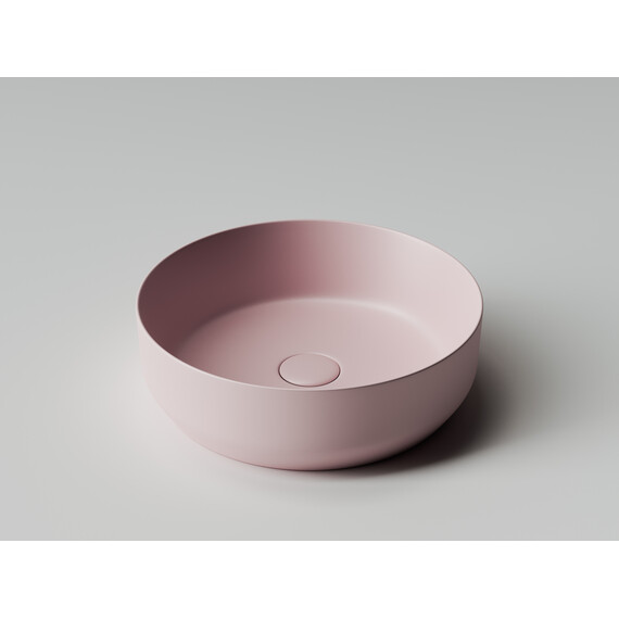 УМЫВАЛЬНИК ЧАША НАКЛАДНАЯ CERAMICA NOVA ELEMENT 390*390*120ММ РОЗОВЫЙ МАТОВЫЙ