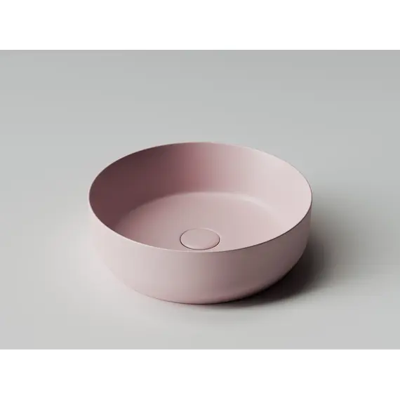 УМЫВАЛЬНИК ЧАША НАКЛАДНАЯ CERAMICA NOVA ELEMENT 390*390*120ММ РОЗОВЫЙ МАТОВЫЙ
