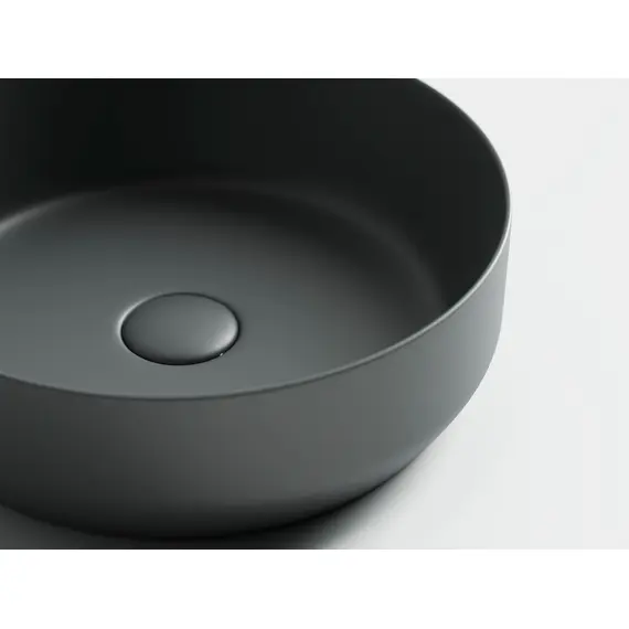 УМЫВАЛЬНИК ЧАША НАКЛАДНАЯ CERAMICA NOVA ELEMENT 390*390*120ММ ТЕМНЫЙ АНТРАЦИТ МАТОВЫЙ