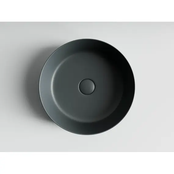 УМЫВАЛЬНИК ЧАША НАКЛАДНАЯ CERAMICA NOVA ELEMENT 390*390*120ММ ТЕМНЫЙ АНТРАЦИТ МАТОВЫЙ