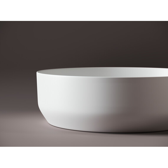 УМЫВАЛЬНИК ЧАША НАКЛАДНАЯ CERAMICA NOVA ELEMENT 390*390*120ММ БЕЛЫЙ МАТОВЫЙ