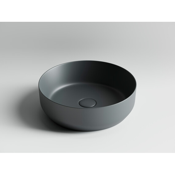 УМЫВАЛЬНИК ЧАША НАКЛАДНАЯ CERAMICA NOVA ELEMENT 390*390*120ММ ТЕМНЫЙ АНТРАЦИТ МАТОВЫЙ