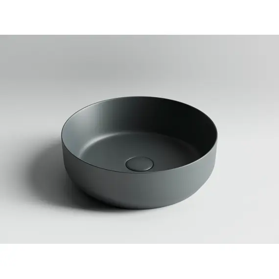 УМЫВАЛЬНИК ЧАША НАКЛАДНАЯ CERAMICA NOVA ELEMENT 390*390*120ММ ТЕМНЫЙ АНТРАЦИТ МАТОВЫЙ