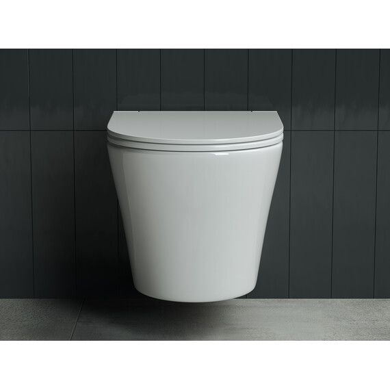 ПОДВЕСНОЙ УНИТАЗ CERAMICA NOVA FORMA RIMLESS ДЮРОПЛАСТ