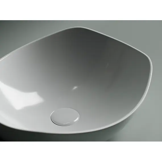 УМЫВАЛЬНИК ЧАША НАКЛАДНАЯ CERAMICA NOVA ELEMENT 420*385*145ММ